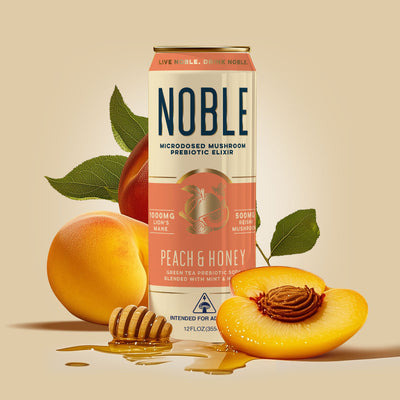 PEACH & HONEY: Functional Mushroom Beverage